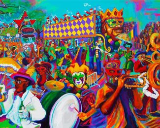 Mardi Gras Celebration diamond painting