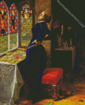 Mariana By John Everett Millais diamond painting