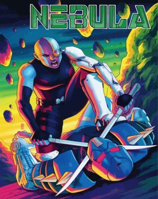 Marvel Comics Nebula diamond painting