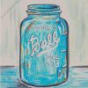 Mason Jar diamond painting