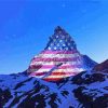 Matterhorn USA Flag diamond painting