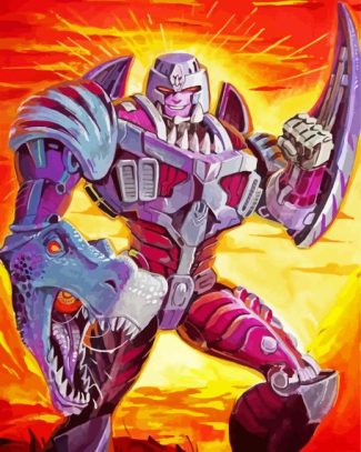 Megatron diamond painting