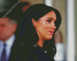 Meghan Duchess Of Sussex diamond painting