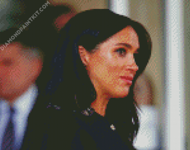 Meghan Duchess Of Sussex diamond painting