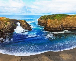 Mendocino Headlands State Park diamond painting