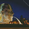 Metalmorphosis Fountain Charlotte diamond painting