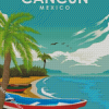 Mexico Cancun Poster diamond painting