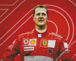 Michael Schumacher Race Car Driver diamond painting