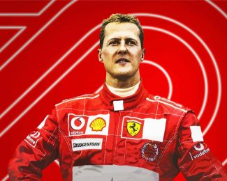 Michael Schumacher Race Car Driver diamond painting