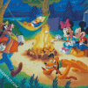 Mickey Mouse Characters Camp diamond painting