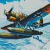 Military Seaplane diamond painting