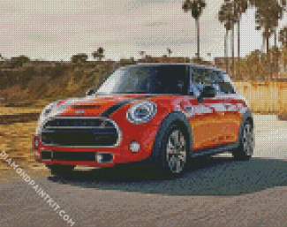 Mini Cooper Car diamond painting