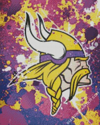 Minnesota Vikings Logo diamond painting