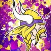 Minnesota Vikings Logo diamond painting