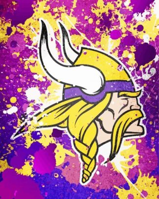 Minnesota Vikings Logo diamond painting