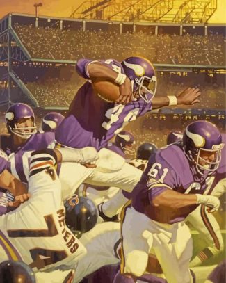 Minnesota Vikings Match diamond painting