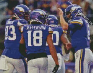 Minnesota Viking Players diamond painting