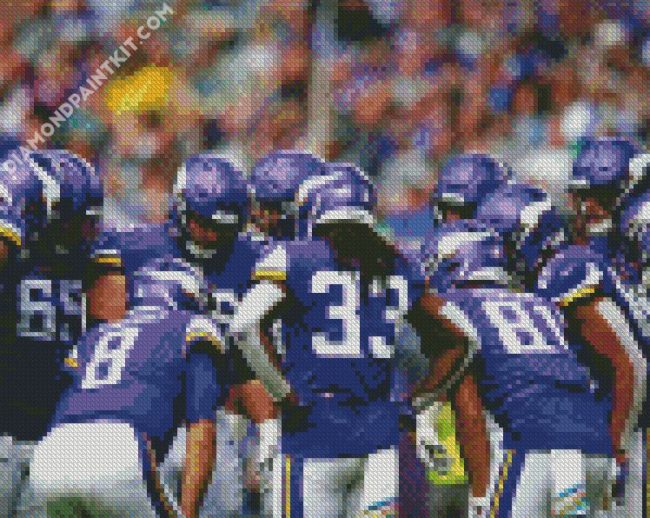 Minnesota Vikings Team diamond painting