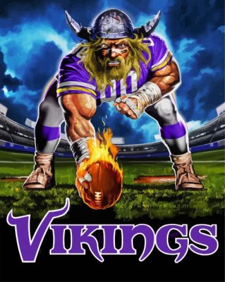 Minnesota Vikings diamond painting