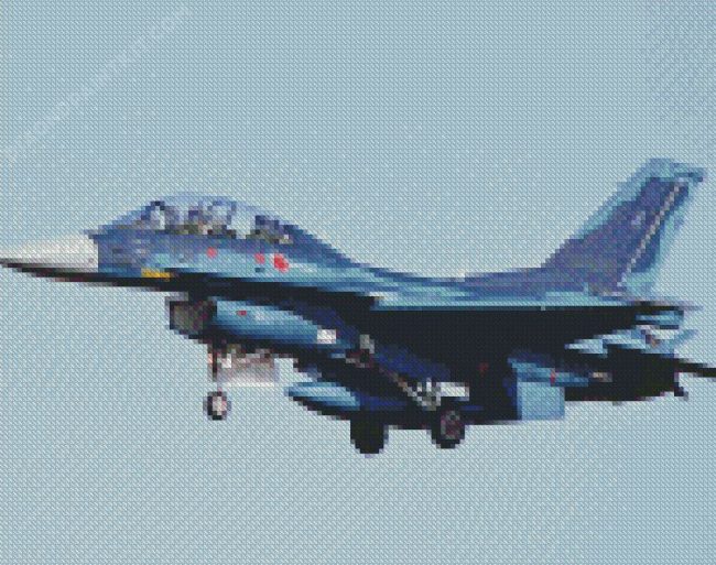 Mitsubishi F2 diamond painting