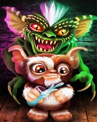 Monster Gizmo Gremlin diamond painting