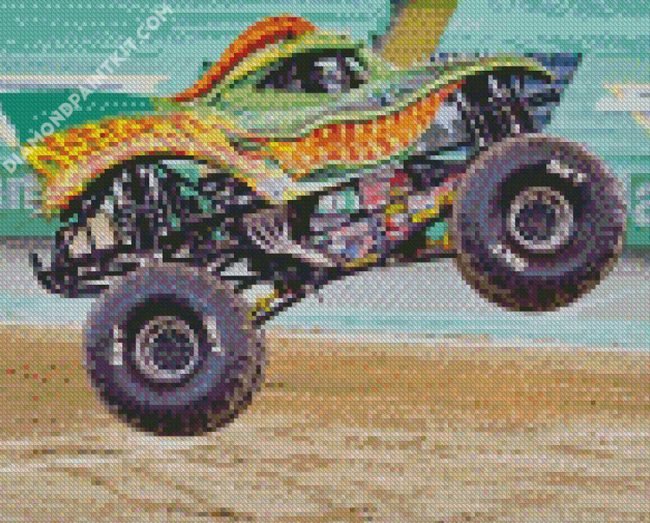 Monster Truck Race diamond painting