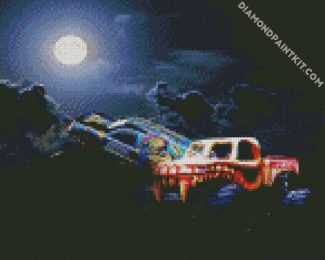 Monster Trucks diamond painting