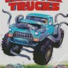 Monster Trucks Movie Poster diamond painting