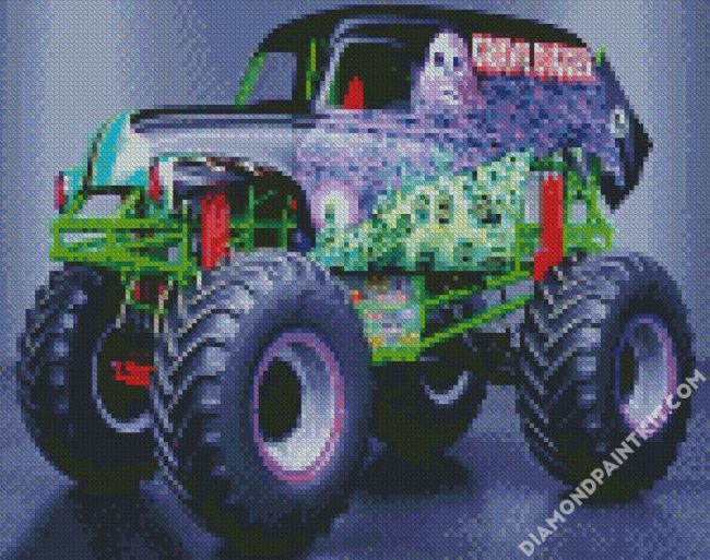 Monster Truck diamond painting