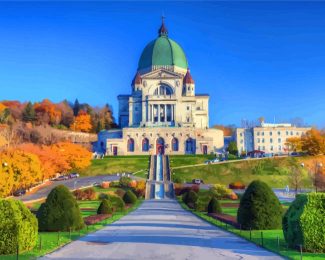 Montreal Saint Josephs Oratory Of Mount Royal diamond painting