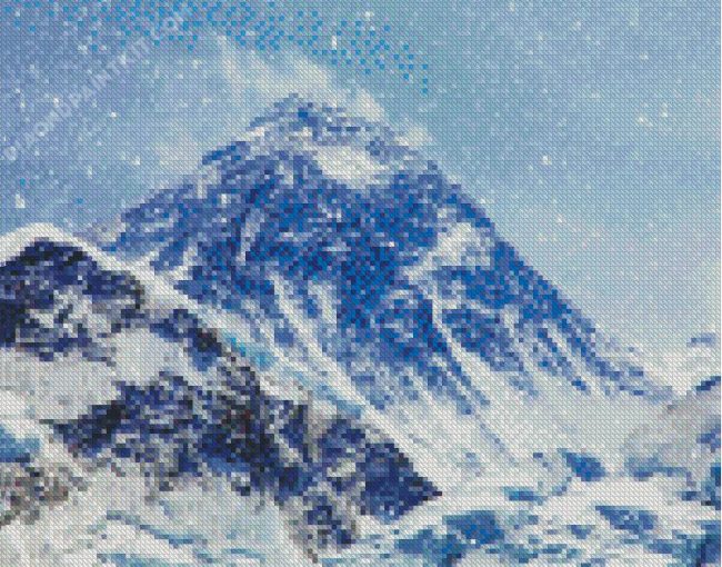 Mt Everest In Snow diamond painting