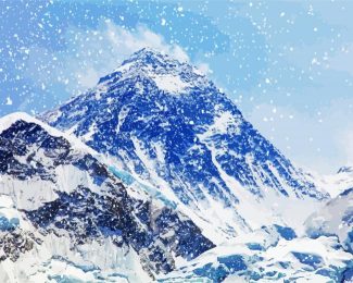 Mt Everest In Snow diamond painting