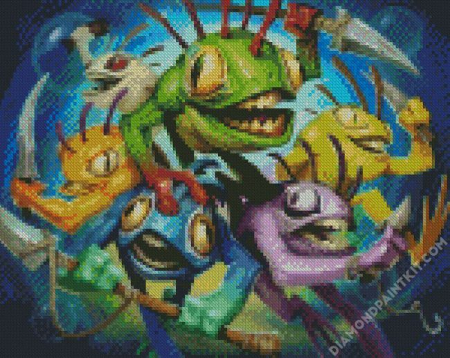 Murloc Characters diamond painting