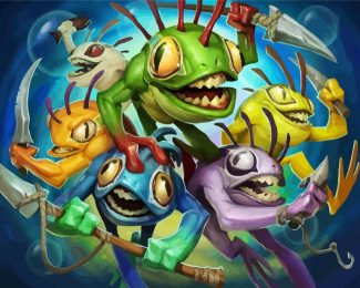 Murloc Characters diamond painting