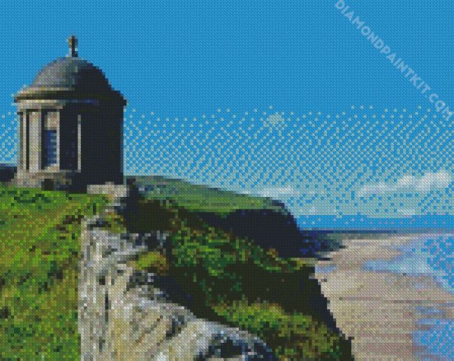 Mussenden Temple Derry Northern Ireland diamond painting