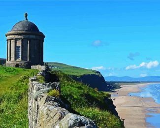 Mussenden Temple Derry Northern Ireland diamond painting