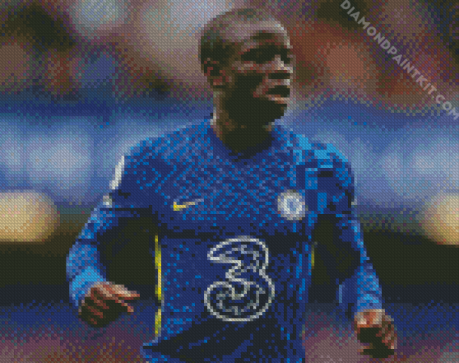 N Golo Kanté Footballer diamond painting