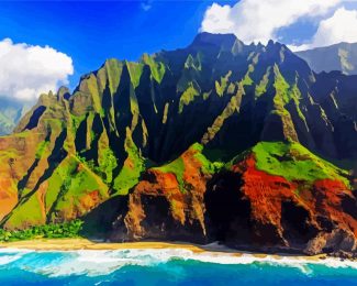 Na Pali Coast State Wilderness Park diamond painting