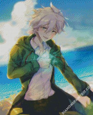 Nagito Komaeda Danganronpa diamond painting