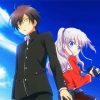 Nao Tomori And Yuu Otasaka Charlotte Anime diamond painting