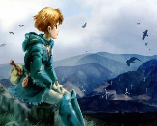 Nausicaa Of The Valley Of The Wind Anime diamond painting