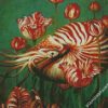 Nautilus And Flowers diamond painting