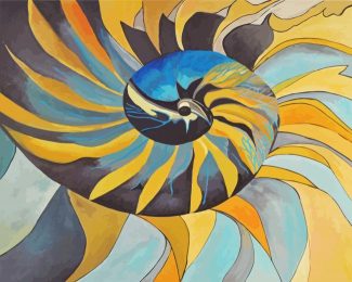 Nautilus Shell Art diamond painting