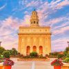 Nauvoo Illinois Temple Building diamond painting