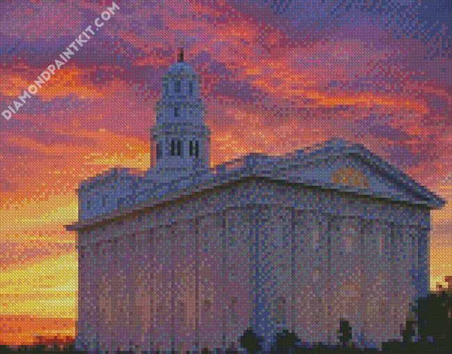 Nauvoo Temple diamond painting