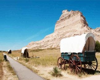 Nebraska Scotts Bluff diamond painting