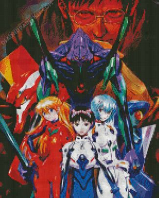 Neon Genesis Evangelion Anime diamond painting