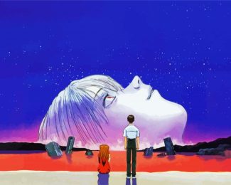 Neon Genesis Evangelion Japanese Anime diamond painting