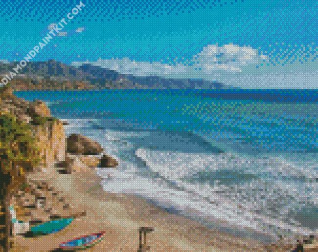 Nerja Playa De La Calahonda diamond painting