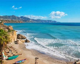 Nerja Playa De La Calahonda diamond painting